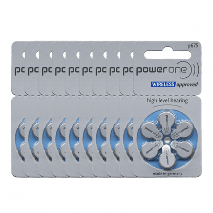 Power One P675 Hearing Aid Battery