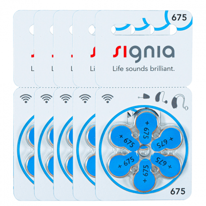 Signia Size 675 Hearing Aid Battery