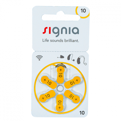 Signia Size 10 Hearing Aid Battery