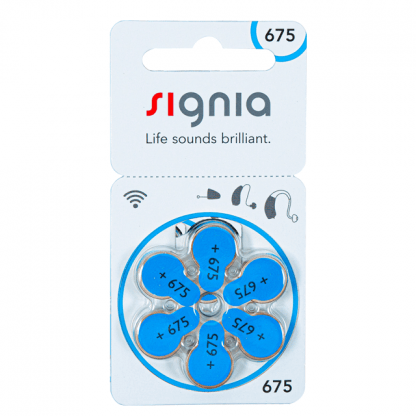 Signia Size 675 Hearing Aid Battery