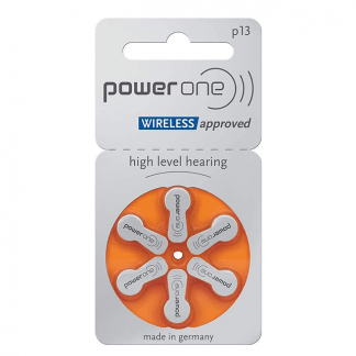 PowerOne P13 Hearing Aid Battery - 6 Pieces Pack