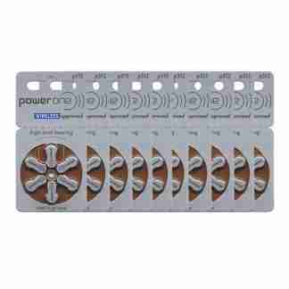 PowerOne P312 Hearing Aid Battery - 10 Strip Total 60 Battery